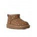 UGG μπότα Mini Shiny Dots χαμηλη παιδικη 1180422T-CHE καφε